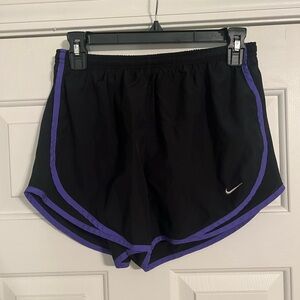 Nike Dri Fit Shorts Black and Purple